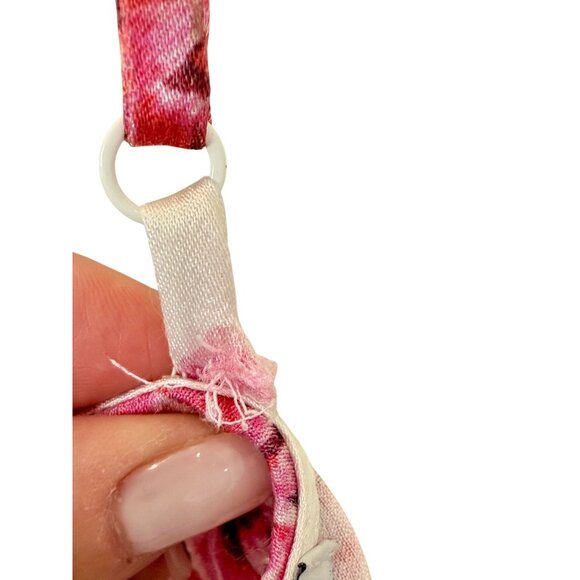 Sau Lee Pink Floral Gabby Mini Dress - Size 0 - Picture 7 of 7